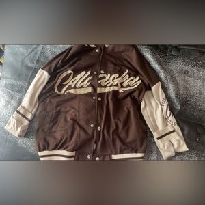 Brown & Tan button up.